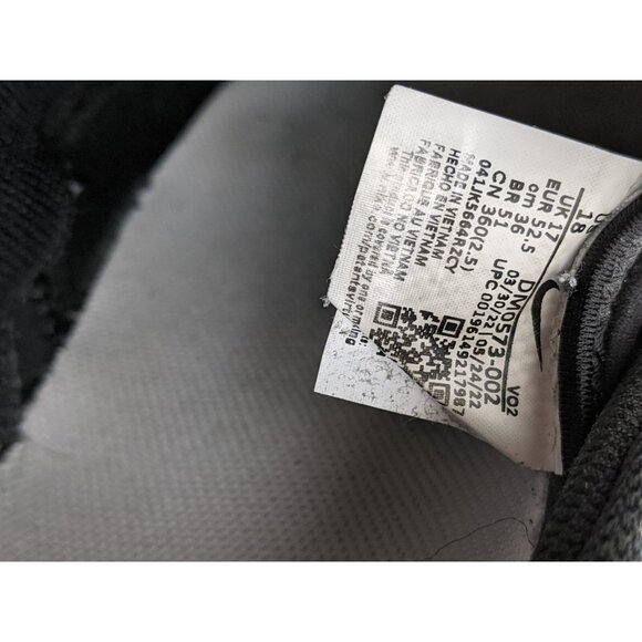 Nike Air Force 1 Low React 'Black White' Running Shoes DM0573-002 Men’s Size 18 - Picture 7 of 7